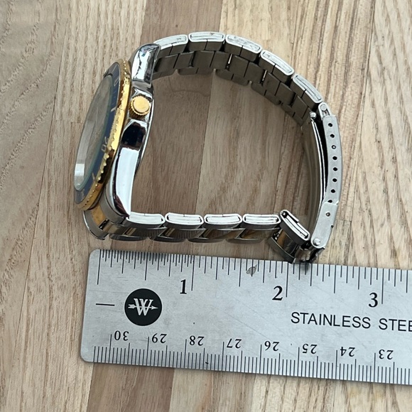 Micosum Men’s Watch Two atone Bracelet and Case Blue Dial - Picture 11 of 11